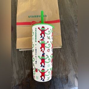 Starbucks X Roller Rabbit Christmas Cup